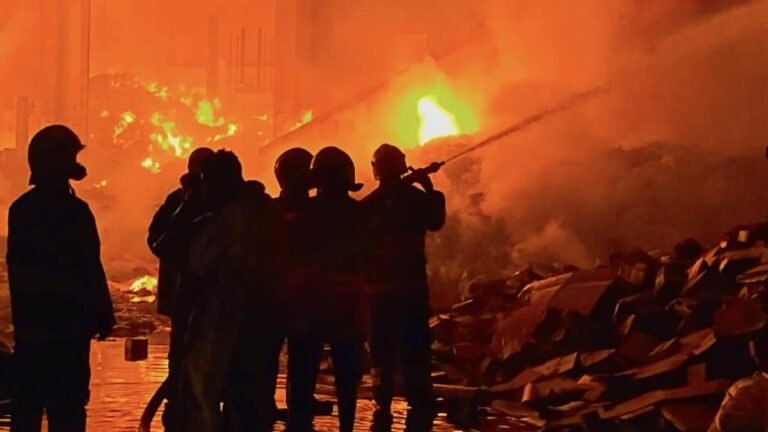 Cardboard recycling unit gutted in Ranipet