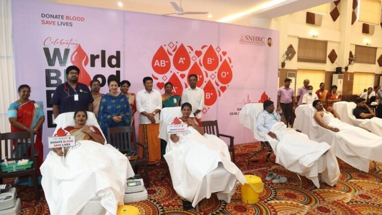 Narayani Hospital is organizing a blood donation camp in Vellore