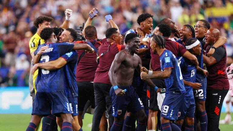 Small islands, wild joy: Watch Cape Verde celebrate historic qualification in Houston