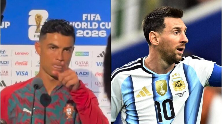 Cristiano Ronaldo ignores journalist’s Messi question after Portugal