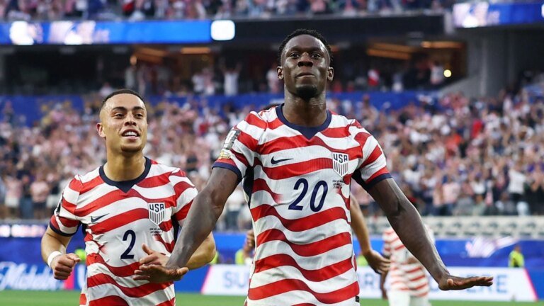 He had 3 lands. Folarin Balogun picked USA and scored twice on his World Cup debut
