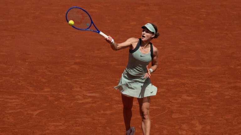 French Open quarter-final day 2 Live updates: Kalinskaya eyes semis berth, Sabalenka in action later