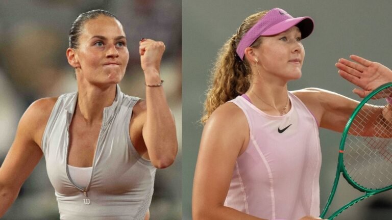 French Open Semifinals Live Update: Mirra Andreeva faces Marta Kostyuk in grudge match