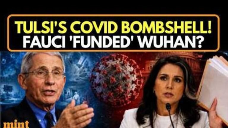 Tulsi Gabbard Claims Anthony Fauci Supported Wuhan Research, Suppressed Evidence of COVID Lab Leak | Today’s news