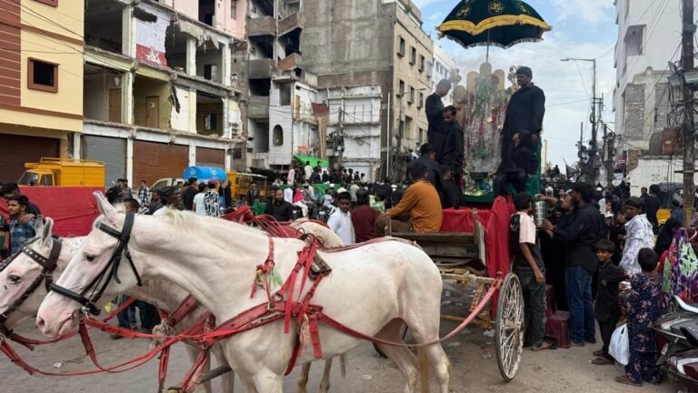 The physical space has changed, but the spiritual legacy of Ashura continues in the old district of Hyderabad