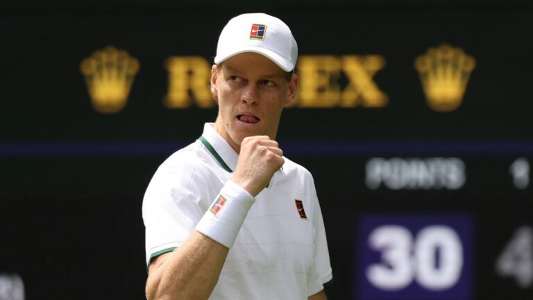 Jannik Sinner survives huge 5-set scare, battles injury to reach Wimbledon 2nd round