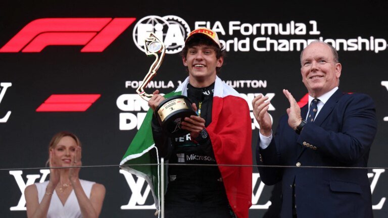 Kimi Antonelli made it five wins in a row and became the youngest to win the Monaco GP