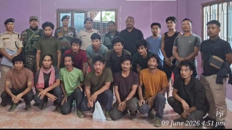 14 Kuki civilians held hostage by Naga groups released
