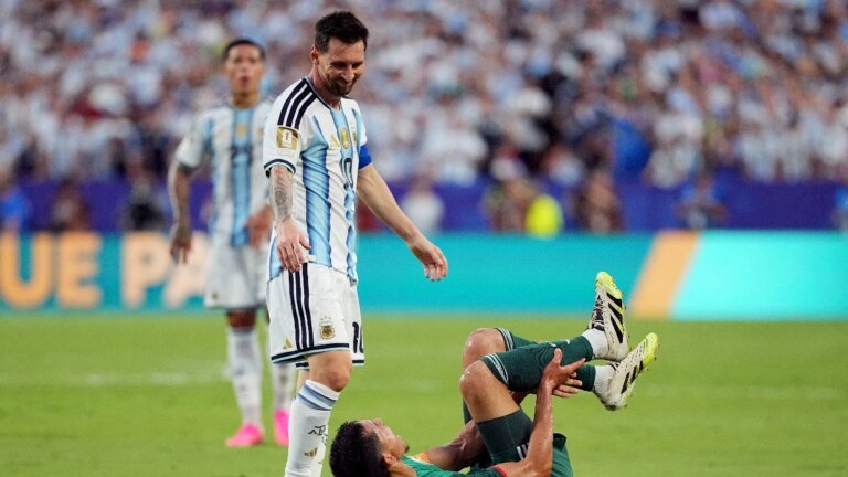 Debate over Lionel Messi’s red card grows as Algeria lodges FIFA complaint