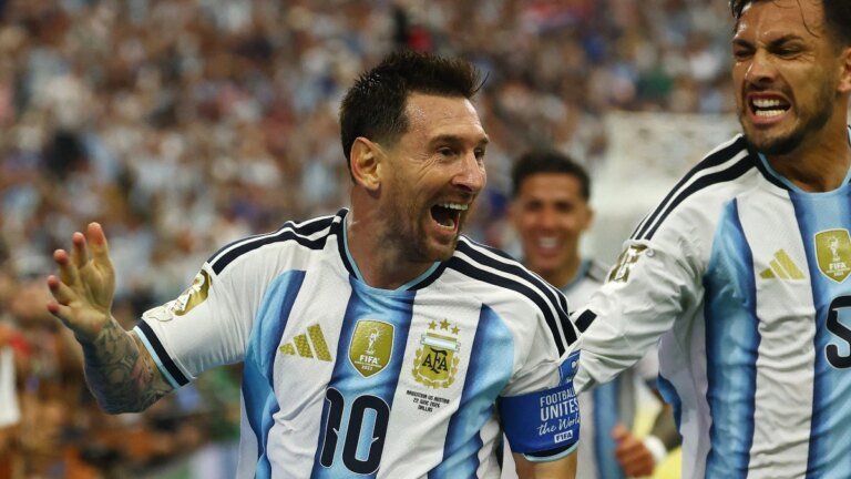 The inevitable Messi-ah broke the World Cup record and sent Argentina to the knockouts