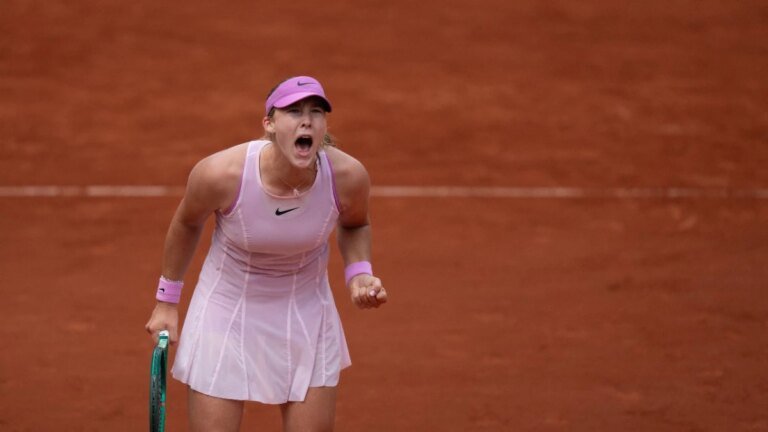 French Open quarter-final live results: Mirra Andreeva looks to advance to the semi-finals