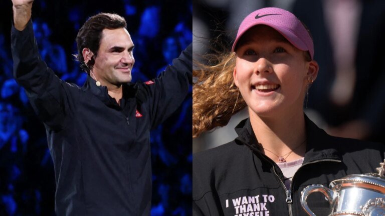Mirra Andreeva channels her inner Roger Federer, flips to French Open glory
