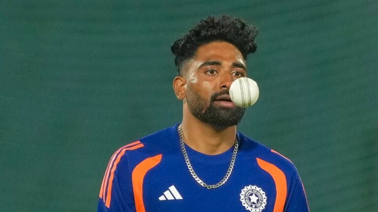 Mohammed Siraj goes all out on a hot day in Chandigarh, allays injury fears