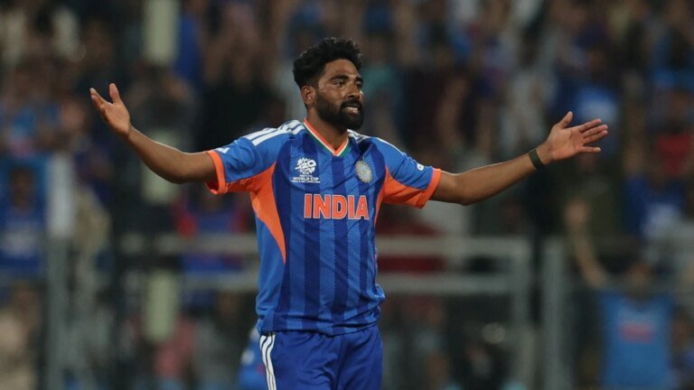 Workhorse Mohammed Siraj has pulled out of India’s T20I tour of England and Ireland