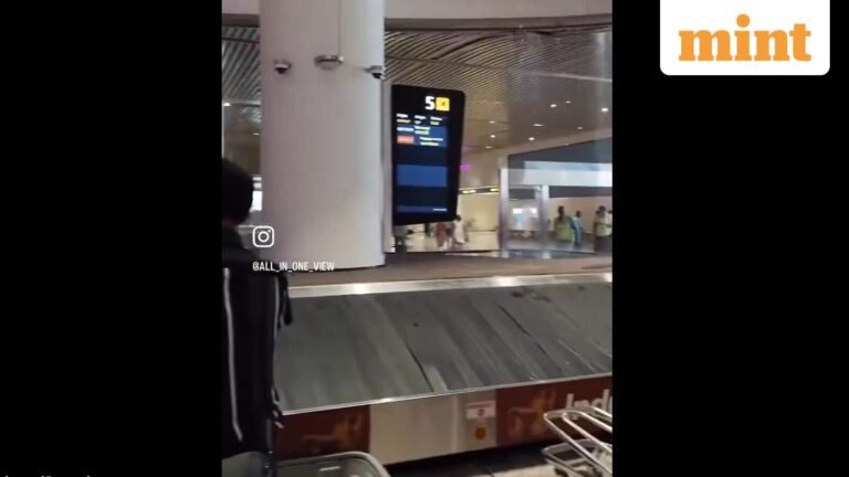 Watch: Water leaks at Navi Mumbai airport fuel concerns about quality of infrastructure; authorities blame AC fault | Today’s news