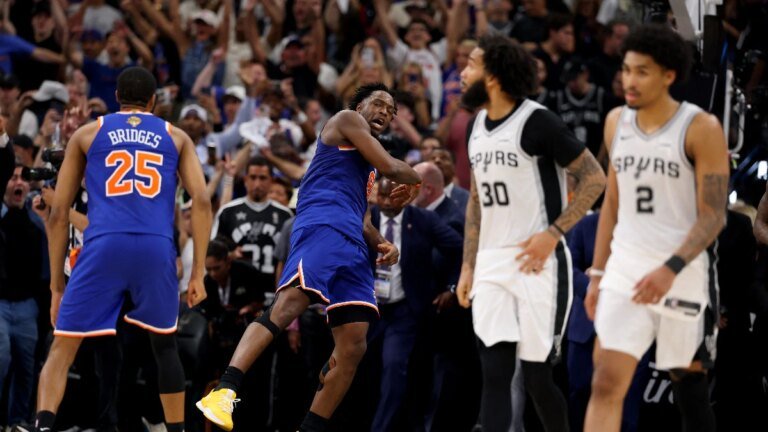 NBA: The New York Knicks beat the Spurs to win their first NBA title in 53 years