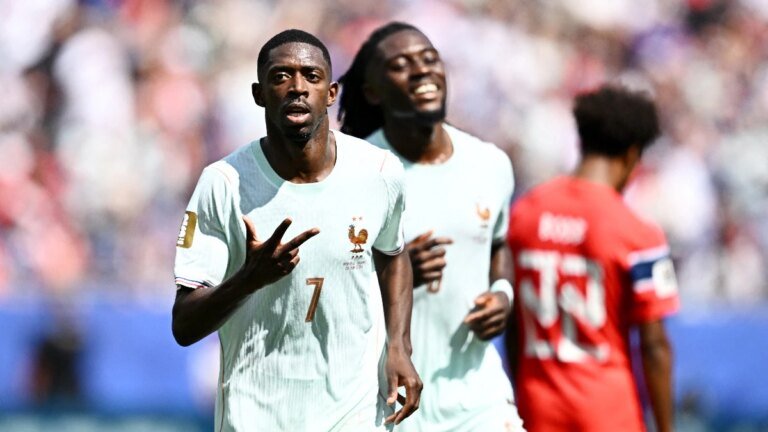 Ousmane Dembele silences the doubters with a historic World Cup hat-trick for France