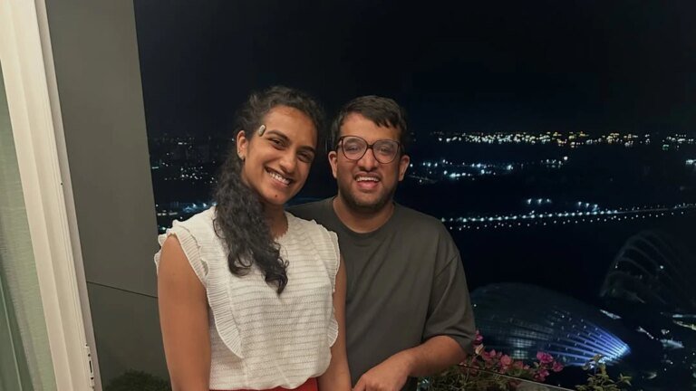 PV Sindhu’s husband becomes an accidental coach. He has a lot going for Sai
