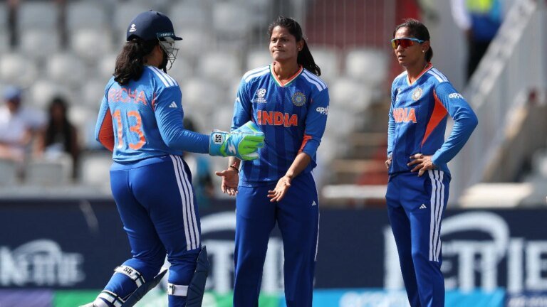 Untidy India stormed past Bangladesh to keep semi-final hopes alive