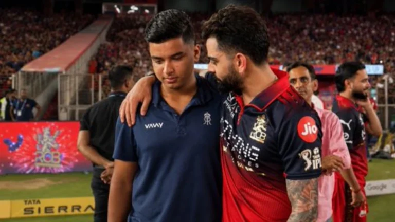 Ek Bihari sab pe bhaari: RCB finally reveals Virat Kohli’s chat with Sooryavanshi