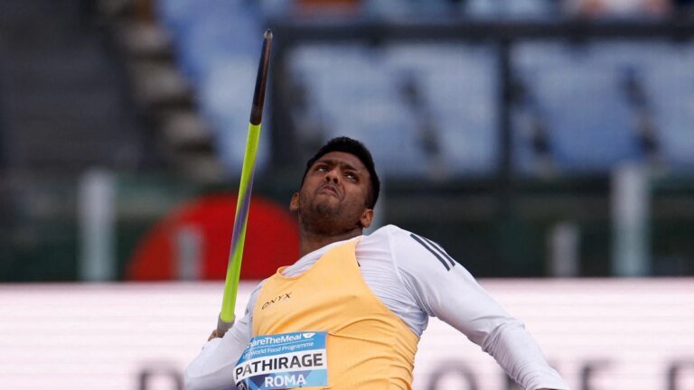 Sri Lanka’s Rumesh Pathirage has joined the 90m javelin club