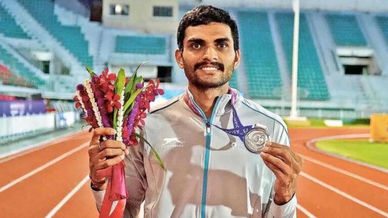 Sarvesh Kushare broke the national record in the high jump and booked a place in the Asian Games