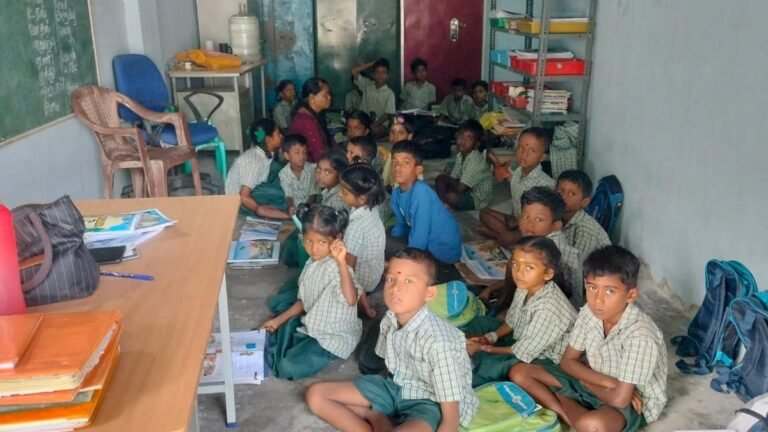 A government primary school is functioning in Vellore city