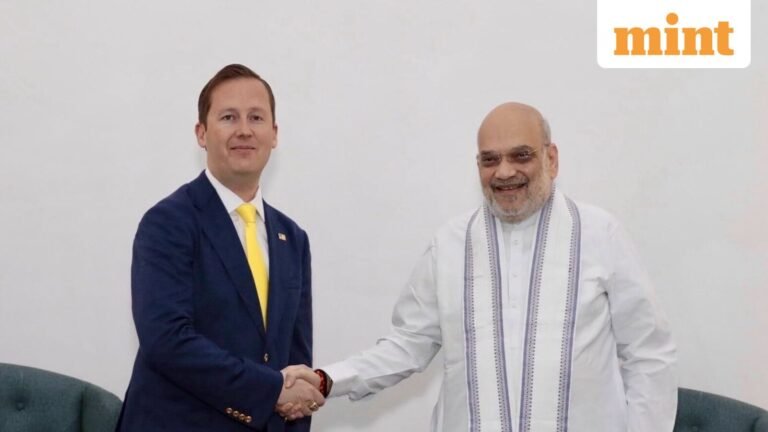 US Ambassador Sergio Gor calls on Amit Shah, terrorism, narcotics and illegal drugs among key issues discussed | Today’s news