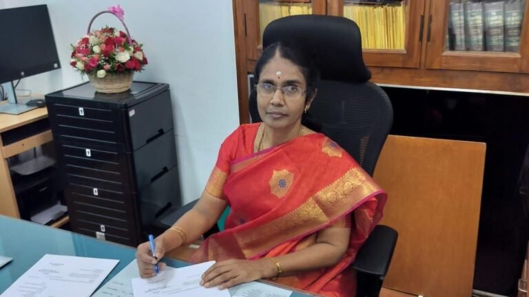 P. Sumathi appointed the “first woman secretary” of the legal department