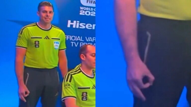 VAR official’s ‘OK hand’ gesture during World Cup broadcast sparks outrage