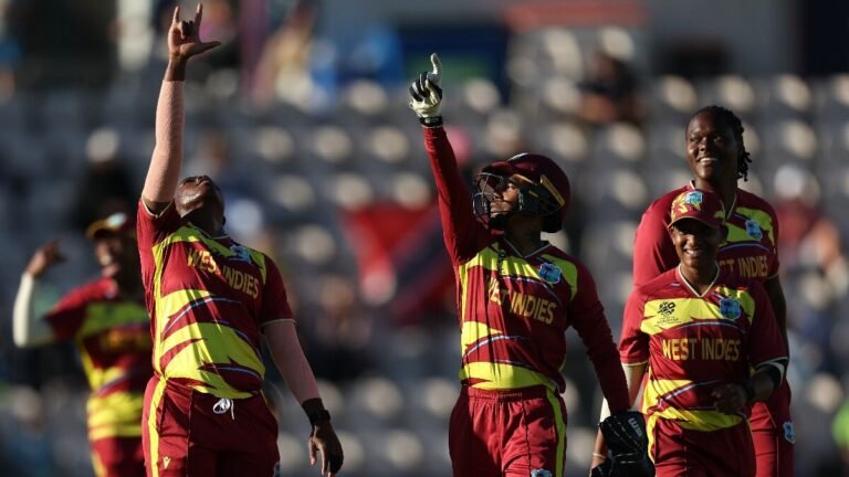 West Indies edged closer to the semi-finals after the bowlers ran riot against Sri Lanka
