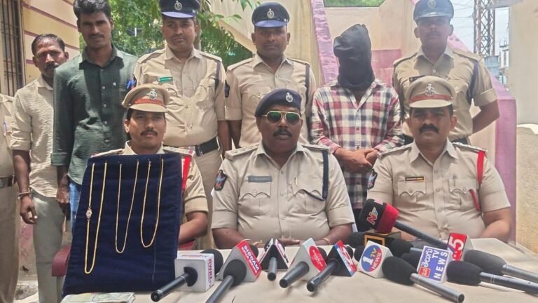 Markapuram police have arrested a habitual offender