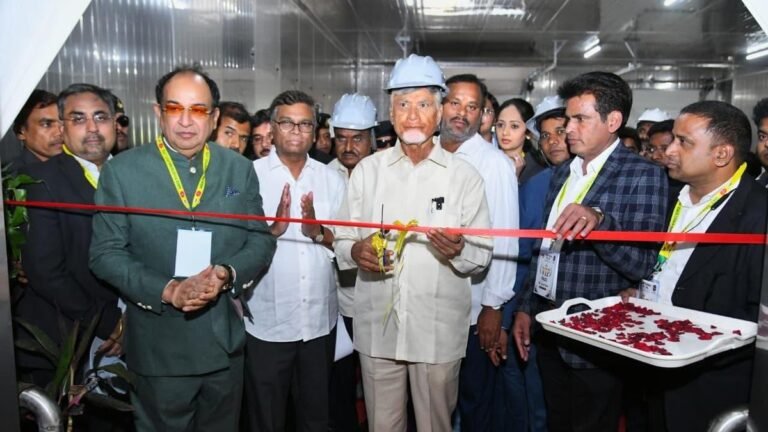 Naidu launches ₹200 crore chicken processing unit, MSME Park in Kuppam