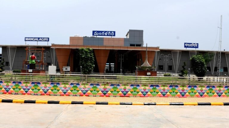 PM Modi will inaugurate the renovated Mangalagiri railway station on July 17