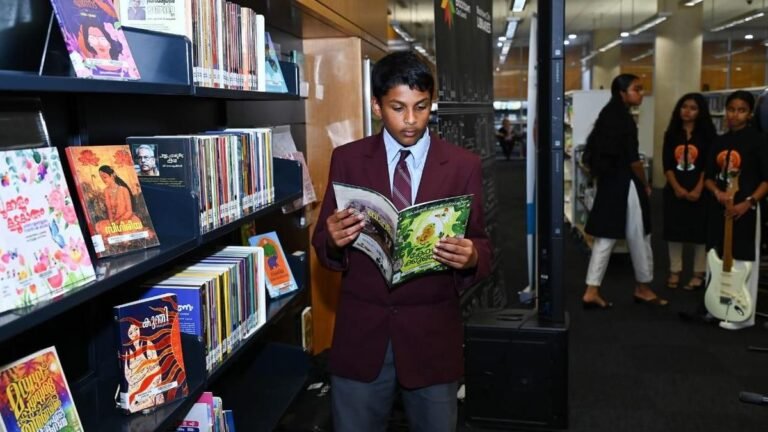 Malayalam gets a cozy space in the Australian public library
