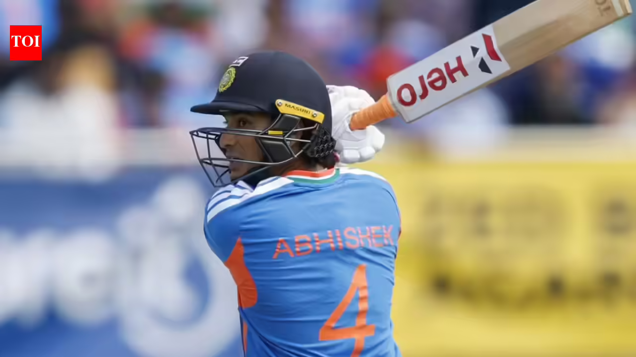 India 100/3 in 10.3 Overs | IND vs ENG | India vs. England Live Score, 1st T20I: Abhishek Sharma runs wild, scores 20-ball half-century