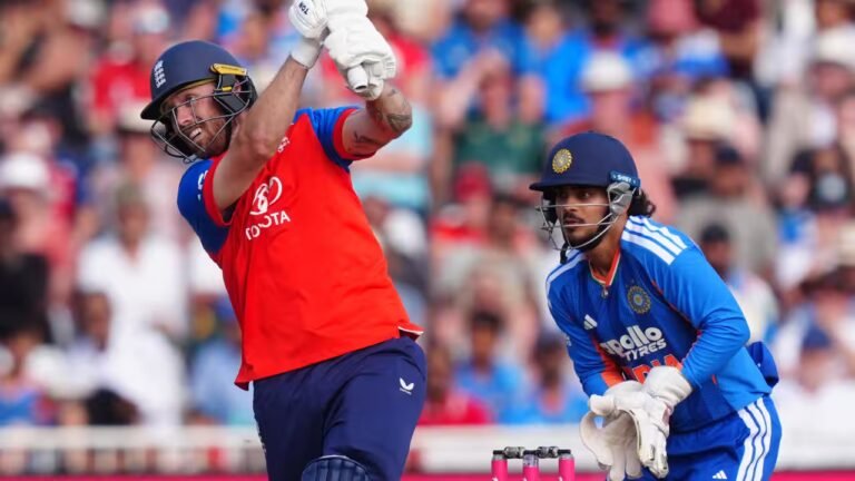 England 201/7 in 20.0 Overs | India vs. England 3rd T20I Live Score: Philip Salt’s 70 powers England to 201/7 despite return of Prince Yadav and Harshit Rana