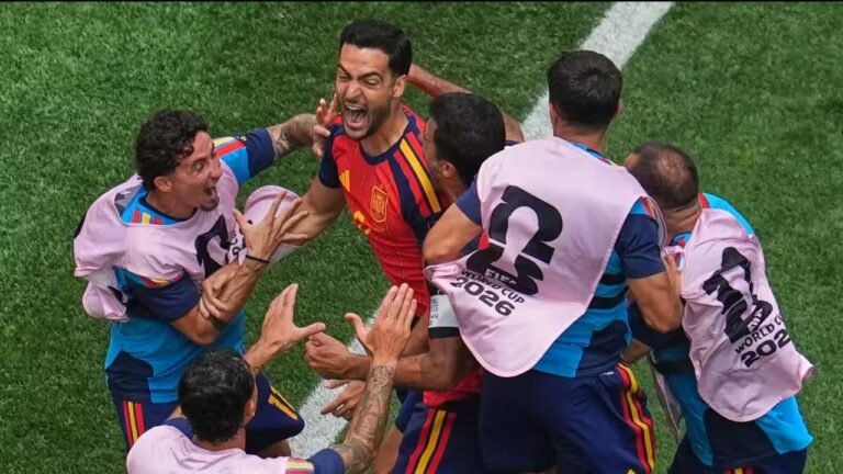 World Cup: Spain equal Argentina’s record 36-game unbeaten run after late win over Belgium to reach semi-finals