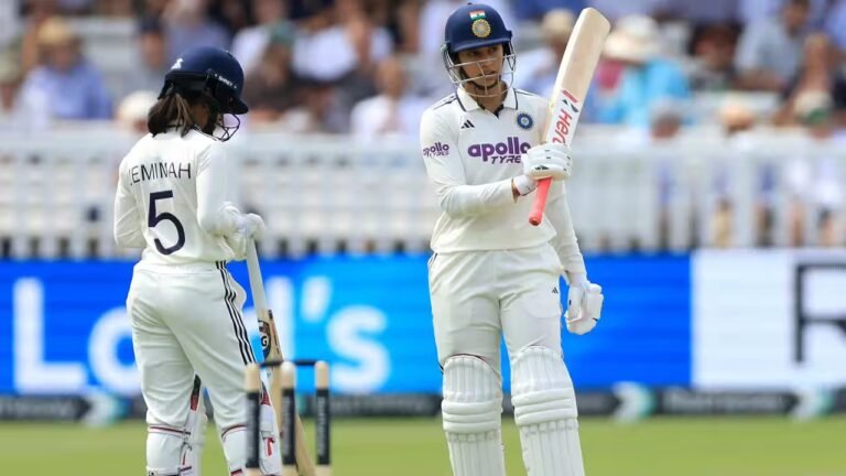 India Women 214/4 in 57.0 Overs | India vs England Lord’s Test Day 3 Live: Sophie trapped Harmanpreet LBW, India’s lead close to 350