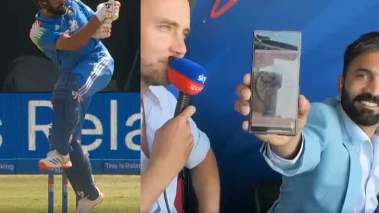 Watch: Rohit Sharma’s ‘Nataraja shot’ leaves Dinesh Karthik in awe during 1st ODI vs England