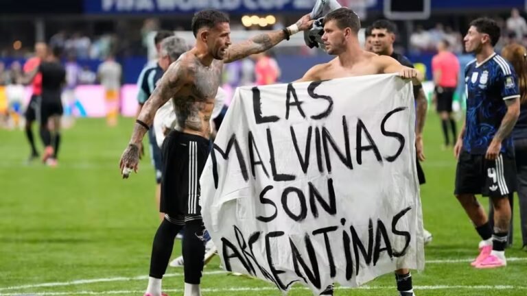 Falklands poster row spills over: British government seeks FIFA action against Argentina