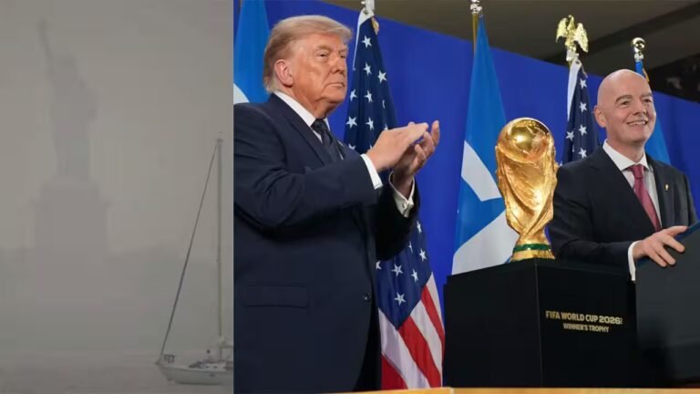 ‘Dirty, polluted air’: Trump blames Canada as wildfire smoke shrouds Argentina-Spain World Cup final