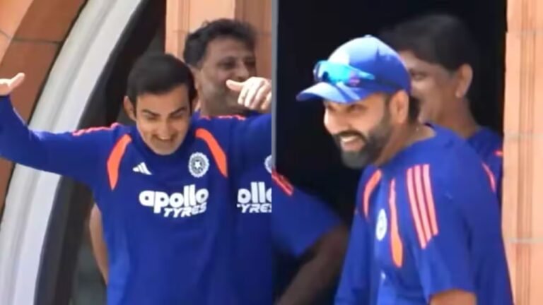 Watch: Rohit Sharma laughs with Gautam Gambhir on Lord’s balcony ahead of ODI decider against England
