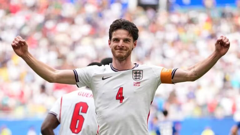 Declan Rice made World Cup history after breaking a 90-year-old record with the first World Cup goal