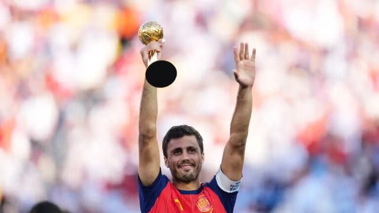 Spain’s Rodri is making history, joining football’s most exclusive club after World Cup glory