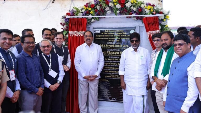 Godrej Agrovet Integrated Oil Palm Complex in Khammam opened