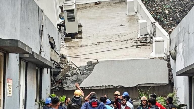 Seven rescued after buildings collapse in Pune district, nine still trapped