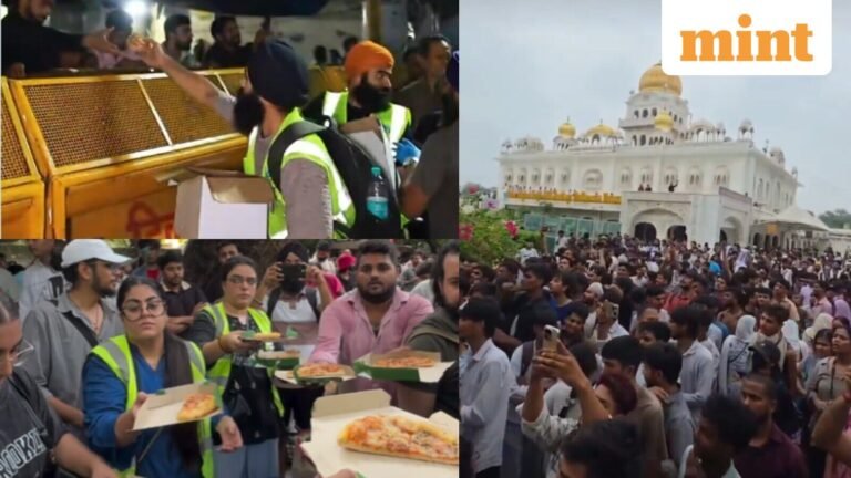 ‘Look for men in turbans’: Food, first aid, shelter at Gurdwara, Sikh community helps students protest at Jantar Mantar | Today’s news