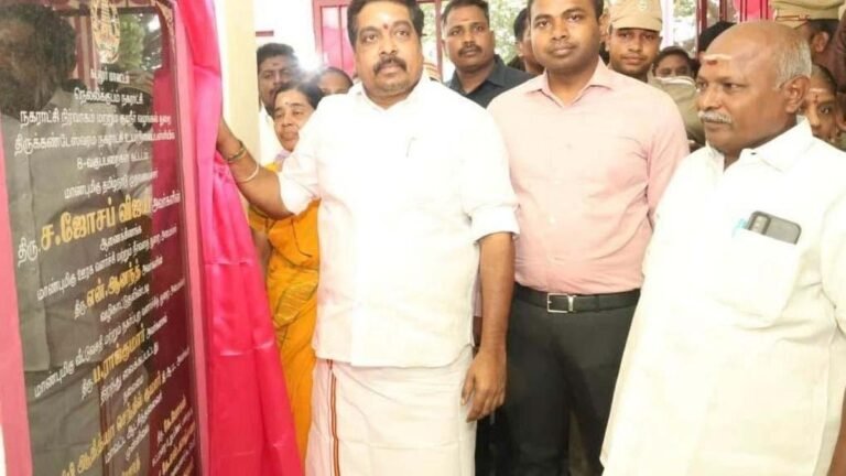Minister Rajkumar inaugurates classes in Cuddalore