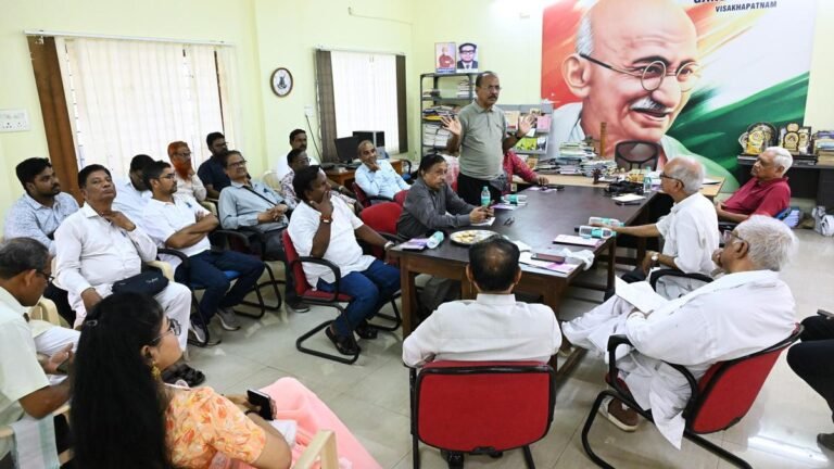 A peace meeting was held at the Gandhi Center